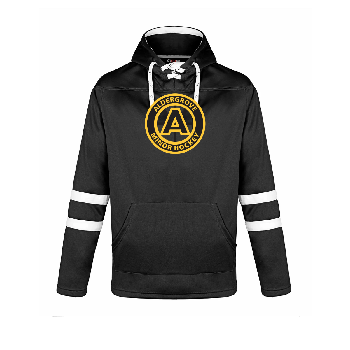 Dangle - Adult/Youth Pullover Hockey Lace Hooded Sweatshirt