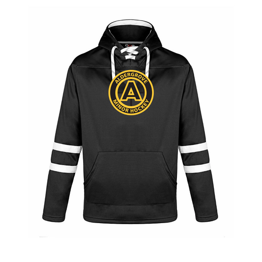 Dangle - Adult/Youth Pullover Hockey Lace Hooded Sweatshirt